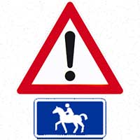 Interdiction aux cavaliers