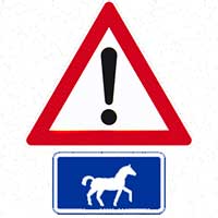 Interdiction aux cavaliers